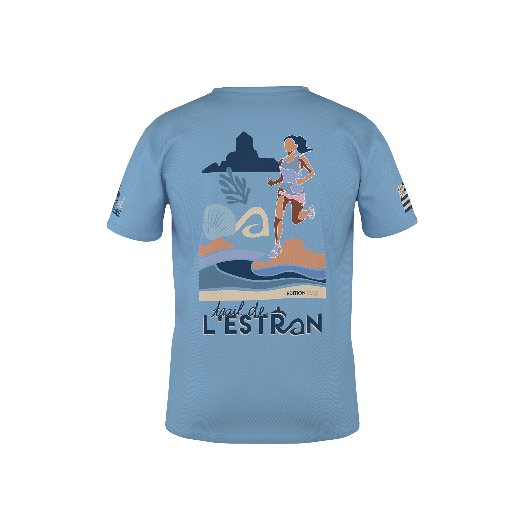 Tee-shirt Trail de l'Estran – Face arrière